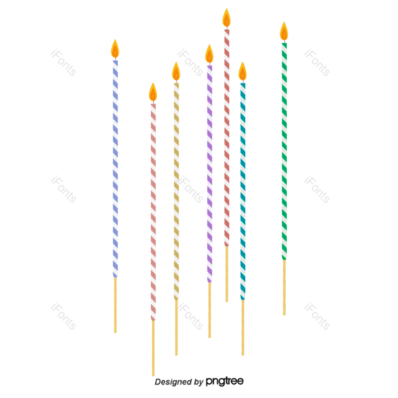 蜡烛图片,卡通蜡烛元素,生日蜡烛PNG,生日免抠素材