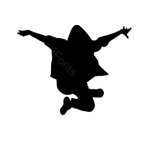 人物 图轮廓 剪影 手绘竽 嘻哈 嘻哈角色 街舞剪影 舞蹈剪影