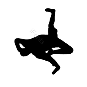 人物 图轮廓 剪影 手绘竽 嘻哈 嘻哈角色 街舞剪影 舞蹈剪影