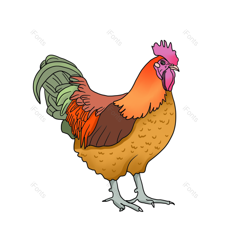插画图片,彩色元素,动物PNG,手绘免抠素材
