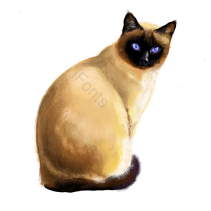 黄色毛绒猫手绘元素  宠物 毛绒绒 猫 猫咪 黄色 猫剪贴画