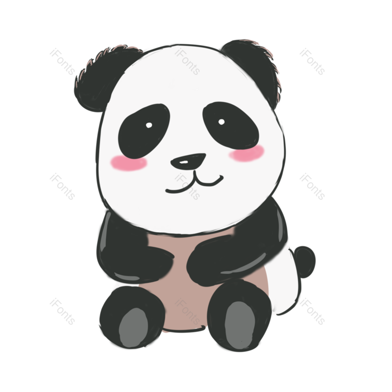 卡通图片,动物元素,手绘PNG,可爱免抠素材