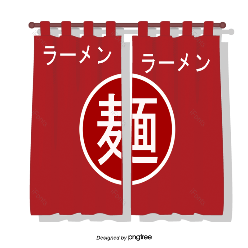 帘子图片,窗帘元素,红色门帘PNG,免抠素材