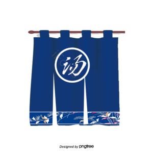 传统窗帘 窗帘 特色窗帘 Styleow窗帘 蓝帘 门帘 门剪贴画 日本剪贴画