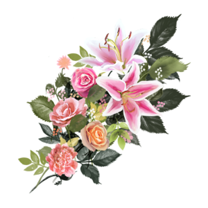叶子 手绘 植物 玫瑰 绿色 花草 花束 花簇