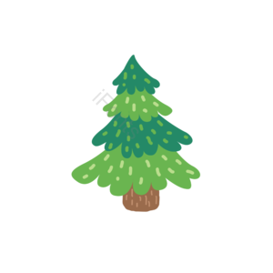 平安树 clipart 绿色 植物 树 树木