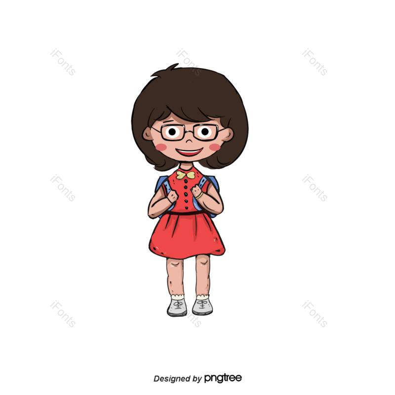 裙子图片,女生元素,书包PNG,学生免抠素材