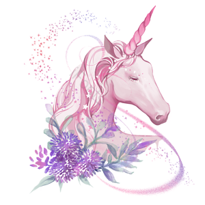 传说 溅 取色 绘 幻想 浪漫 独角马 神话动物