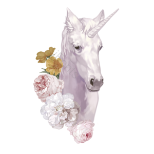 独角兽 花卉 梦幻 闪亮 浪漫 传说 神话 神圣