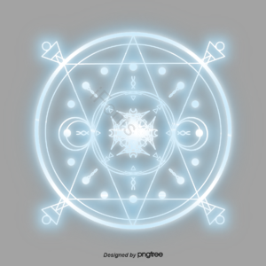 光泽度 可笑的 圆 光彩夺目 蓝色 魔 魔术阵列 圆剪贴画