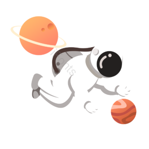 宇宙 太空人宇航员 手绘竽 星星 星空星河星球 科技技术 简单的 明星剪贴画