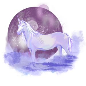 传说 顏色 幻想 浪漫 独角马 神话动物 圣上 神话