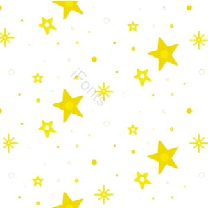 质感 黄色 星星 闪耀 星光 五角星 星 浮动