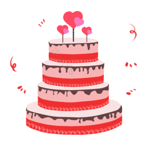 粉色 爱心 巧克力 婚礼 多层蛋糕 新人 生日 生日蛋糕