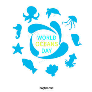海洋日 海洋 海洋动物 蓝色 水滴 生物