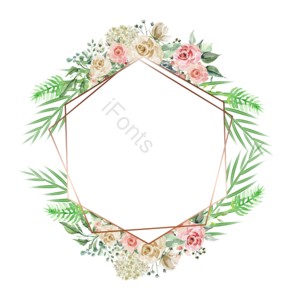 婚礼 婚礼请柬 手绘 绿叶 花草 花 帧 花剪贴画