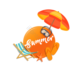 banner 商业banner 创意 夏日 夏日边框 夏日banner 夏日物体 太阳