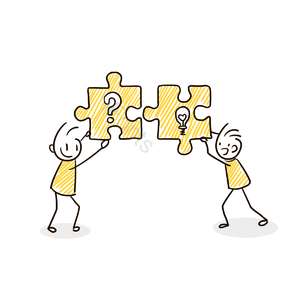 简笔画 战略 营销 手绘