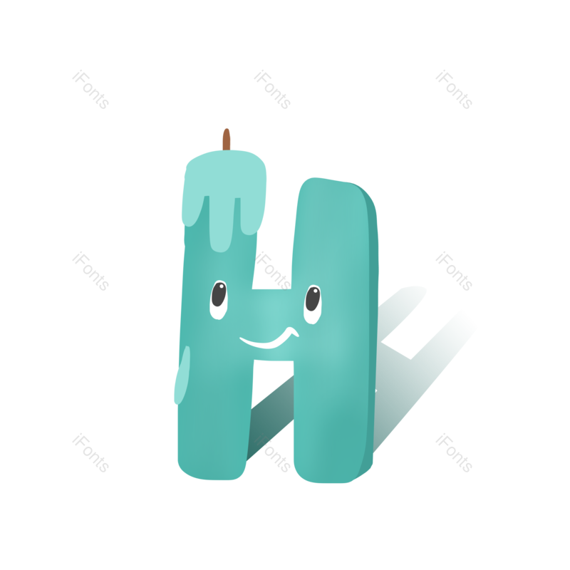 蜡烛图片,生日蜡烛元素,生日快乐PNG,字母免抠素材