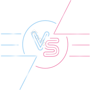 VS 粉红色 线 蓝色 战争 线剪贴画 影响 游戏效果
