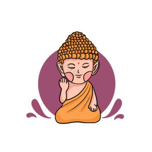 佛教 佛诞 佛 动画片 卡通佛 可爱 手绘 插图