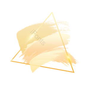 几何 发光的 奢侈的黄金 婚礼 时尚 浅金色 优雅而安静 笔刷