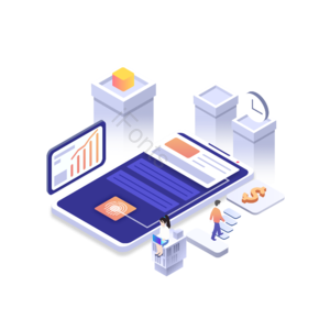 isometric 流动的 应用程式 软件 工艺技术 数字的 进程 设计