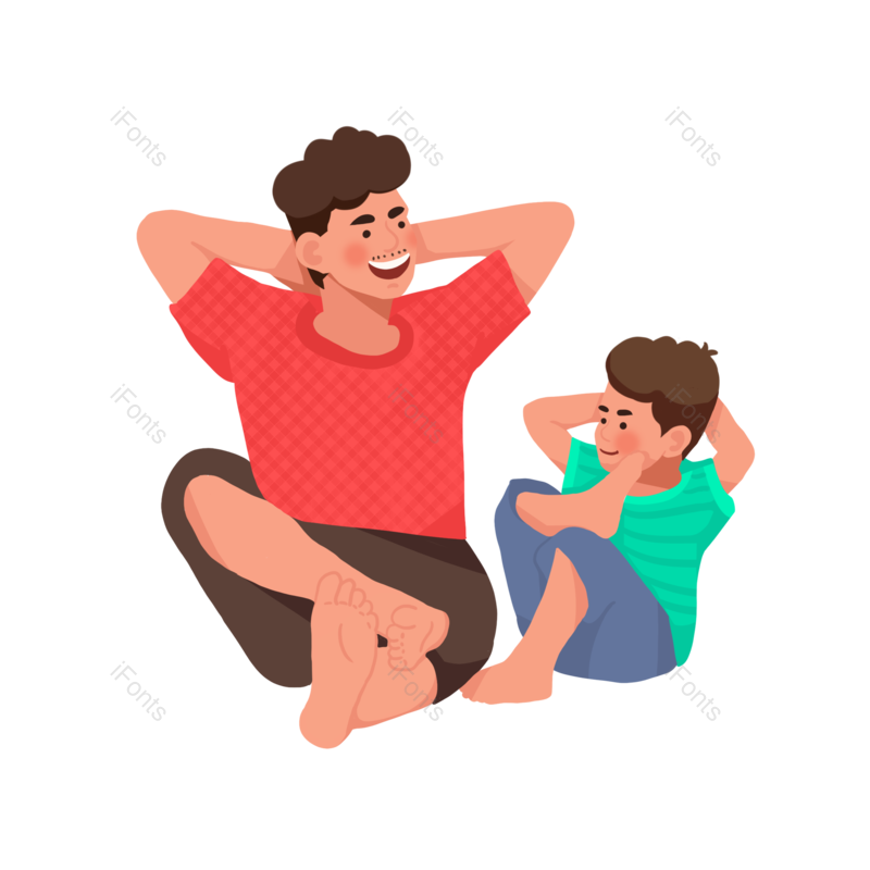 卡通图片,家庭元素,男孩PNG,男人免抠素材