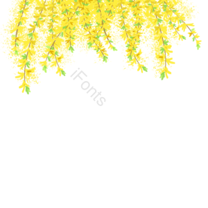 叶 图案 手绘竽 苍白 花呗 浪花 文框 黄色