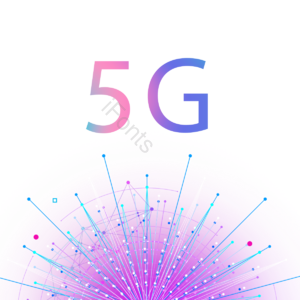 5G 渐变 数据 节点 线条 网络 彩色