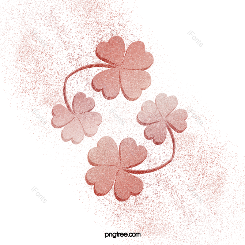 立体图片,玫瑰金元素,粉末PNG,免抠素材