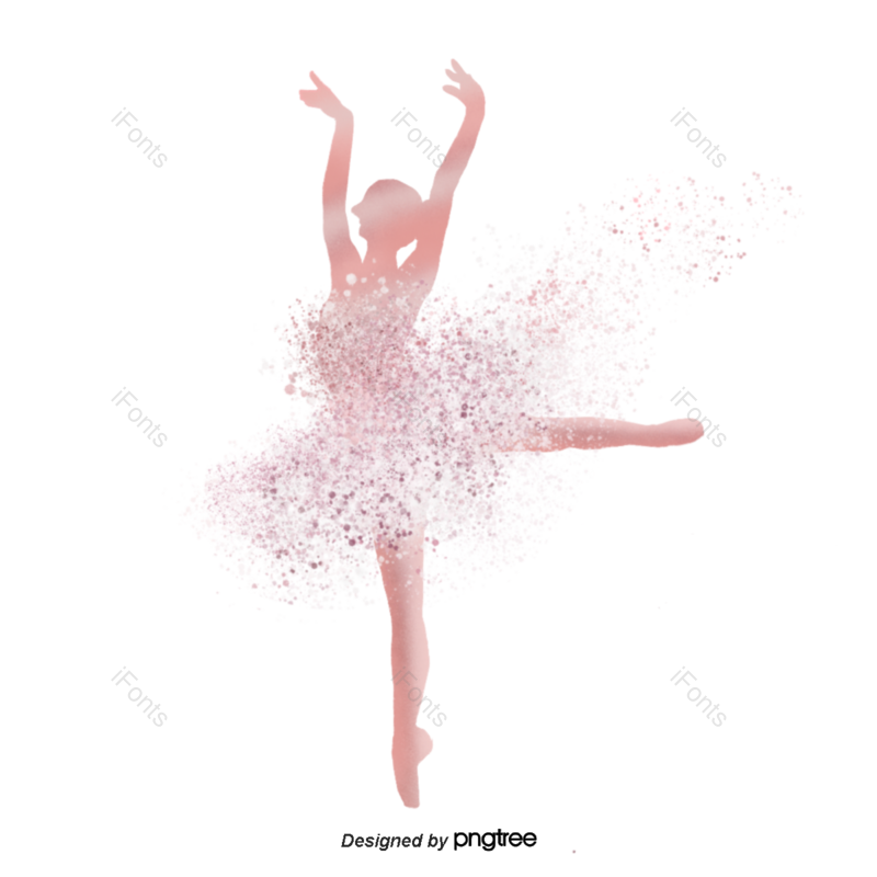 灯光效果图片,芭蕾舞元素,闪光PNG,金色闪光免抠素材