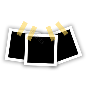 办公办公用品 宝丽来 摄影 照片 相纸 不干胶胶布 纸剪贴画 摄影剪贴画