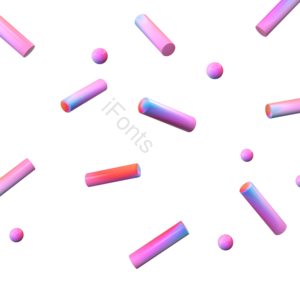 立体 几何元素 3D 创意 立体几何 彩色 渐变 C4D