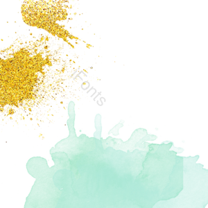 浅金 水墨 边框 金色 精致 质感 设计 大气