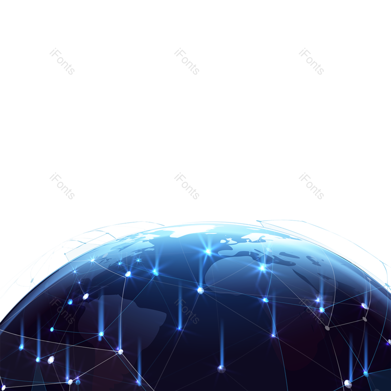 科技图片,蓝色元素,高科技PNG,大数据免抠素材