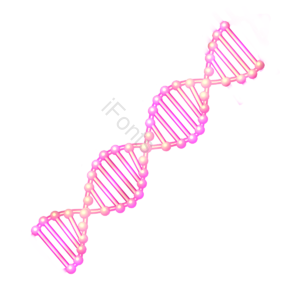 DNA 基因 双螺旋DNA 美容质感 紫色 美容行业 高贵 立体感
