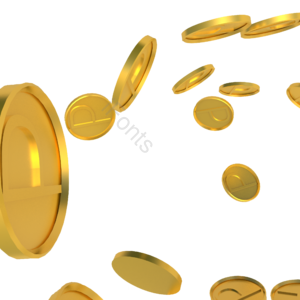 金黄 质感 金融 金币 散落 财富 金