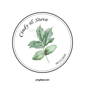婚礼花押字 标识 波西米亚风格 花朵圆形边框 邀请 精巧 花束 字母组合