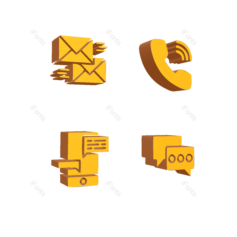 图标图片,立体元素,3DPNG,黄色免抠素材