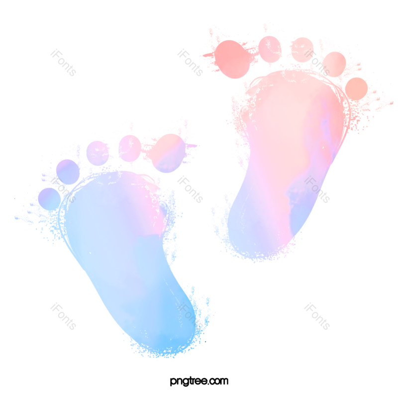 元素图片,水彩元素,蓝紫色PNG,小清新免抠素材