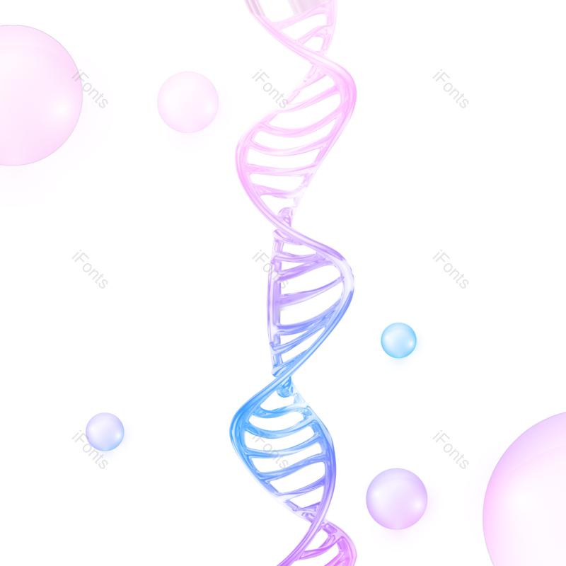 美容产品图片,分子结构元素,透明PNG,紫色免抠素材