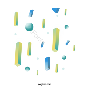 几何体 立体感 长方体 渐变 几何图形 C4D 3d立体插画