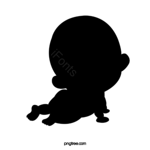 宝宝 新生儿 婴儿 动作 行为 剪影 元素 形态