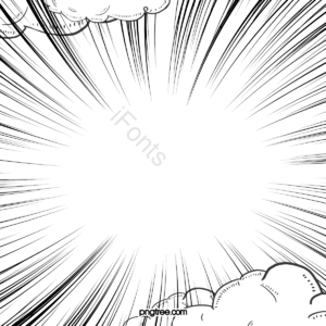 线条 手绘 速度 元素 装饰 边框 风格 漫画