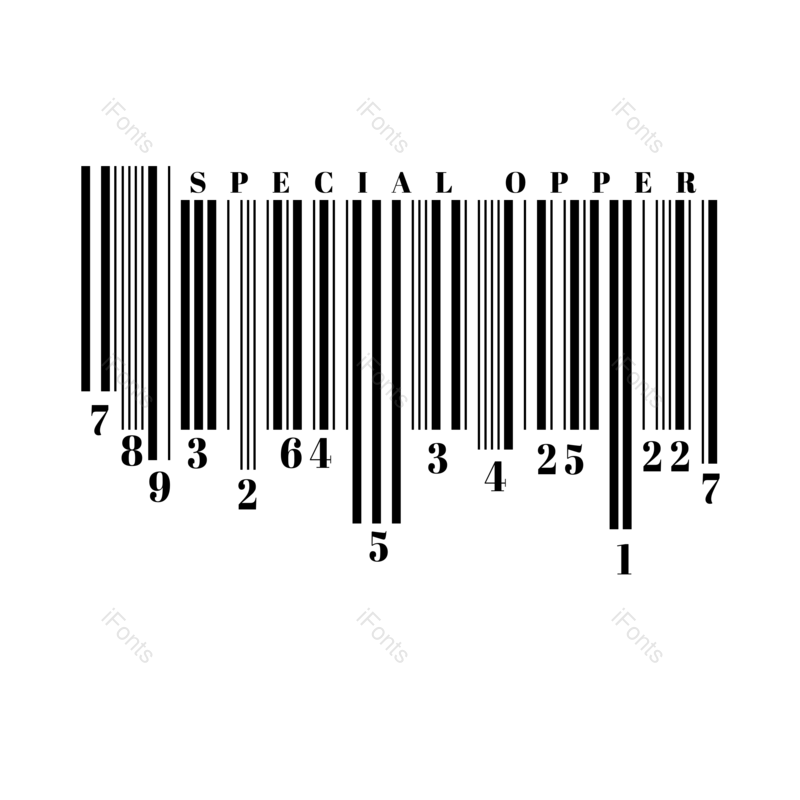 线条图片,黑白元素,简约PNG,英文免抠素材