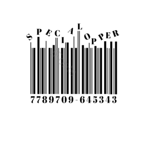 扫描 数字 英文 排列 黑白 简约 元素 条形码