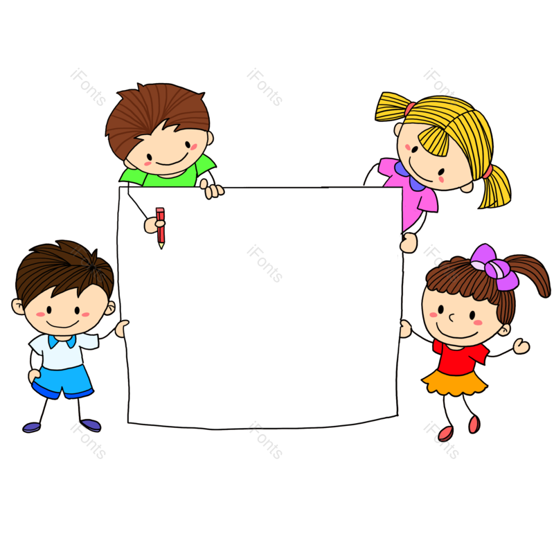 校园图片,知识元素,文本框PNG,小学生免抠素材