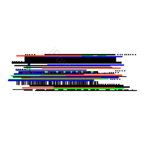 glitch 屏幕错误 信号干扰 文摘 现代的 取色 黑色 文框