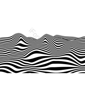 3d 起伏 波纹 视错觉 线条 条纹 流动 浮动